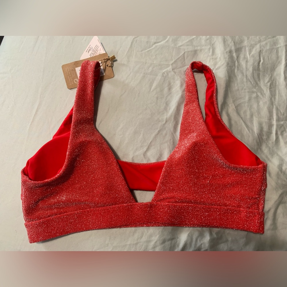 ♥️Berlook Lurex Glitter Cut Out Bikini Top♥️ - Picture 4 of 6